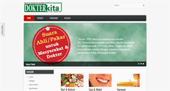 Desktop Screenshot of majalahdokterkita.com